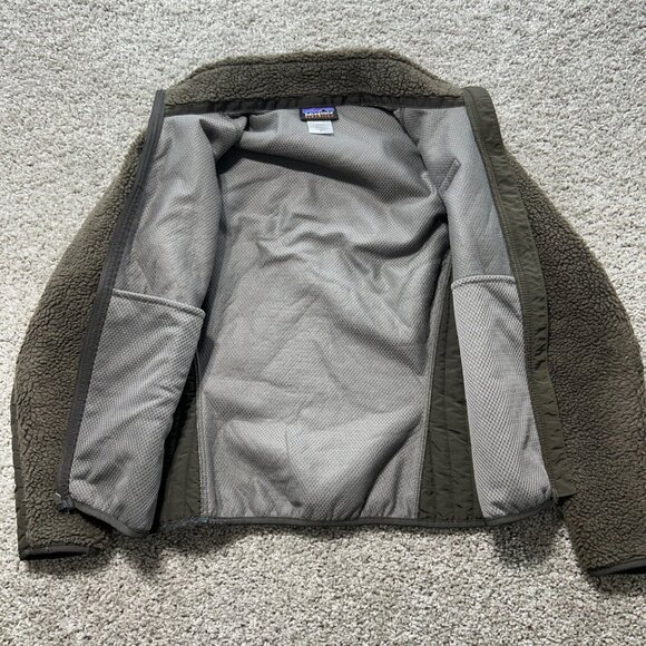 Patagonia Women's Small Synchilla Fleece Jacket Olive Green - Picture 5 of 9